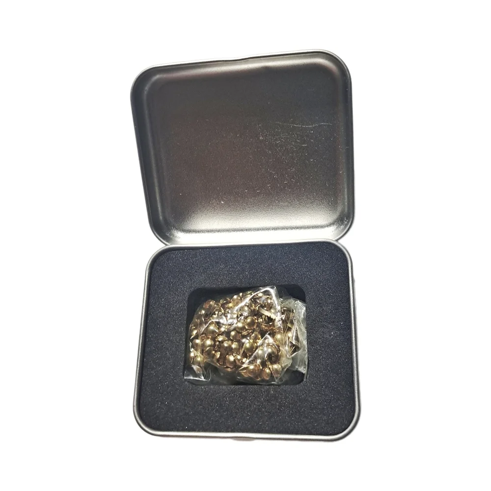 👣4/$20.  Petite Split Brass Clasps/Pins w/ Round Heads. 200 Pieces